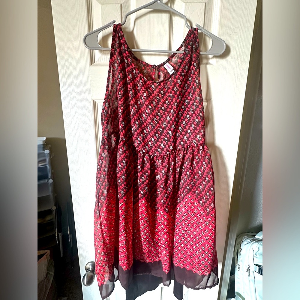 Red/Brown Dress Xhilaration